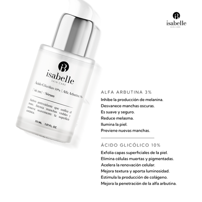 Ácido Glicólico 10% + Alfa Arbutina 3%