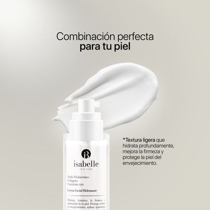 Crema Facial Ácido Hialurónico + Colágeno + Q10