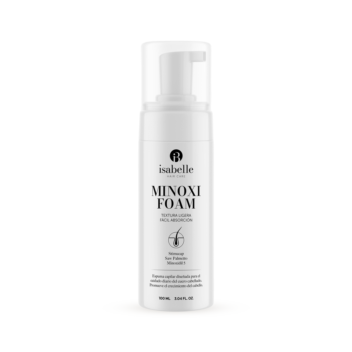 Minoxi Foam espuma capilar Isabelle 100 ml frente