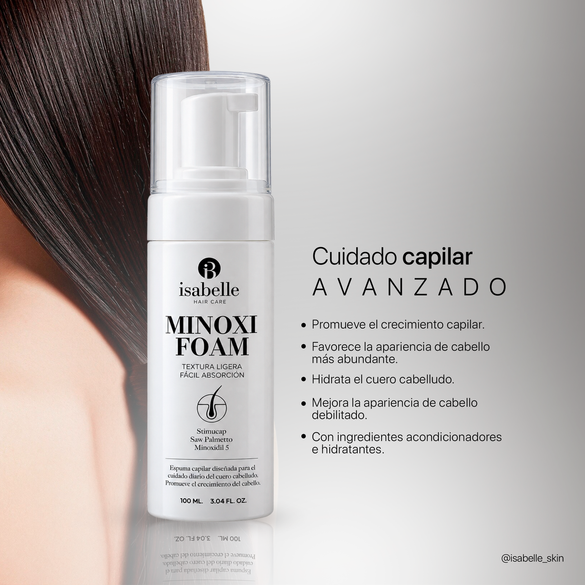 Minoxi Foam cuidado capilar avanzado beneficios